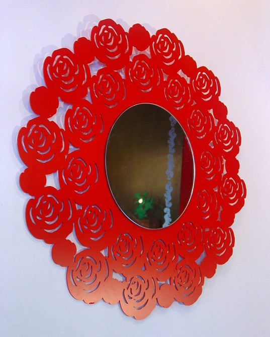 Specchio Rose Rosse